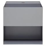  Chậu Rửa Tay Inox Treo Tường Miratap Cara 400 White WA28011 – Inox 304 Sơn Hybrid Trắng Mờ, Tích Hợp Hộc Tủ Đồ 13L, Made In Japan 