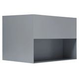  Chậu Lavabo Inox Treo Tường Miratap Cara 600 WA28041 Màu Đen – Inox 304 Phủ Sơn Mờ Hybrids, Tích Hợp Hộc Đồ, Made In Japan 