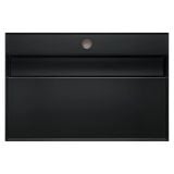  Chậu Lavabo Inox Treo Tường Miratap Cara 600 WA28041 Màu Đen – Inox 304 Phủ Sơn Mờ Hybrids, Tích Hợp Hộc Đồ, Made In Japan 