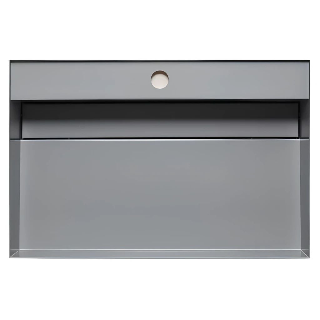  Chậu Lavabo Inox Treo Tường Miratap Cara 600 WA28041 Màu Đen – Inox 304 Phủ Sơn Mờ Hybrids, Tích Hợp Hộc Đồ, Made In Japan 
