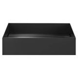  Chậu Lavabo Inox Đặt Bàn Miratap Asse 500 WA28111 Màu Đen – Cảm Hứng Hộp Jubako Truyền Thống, Inox 304 Sơn Tĩnh Điện Tĩnh Sắc Mờ, Made In Japan 