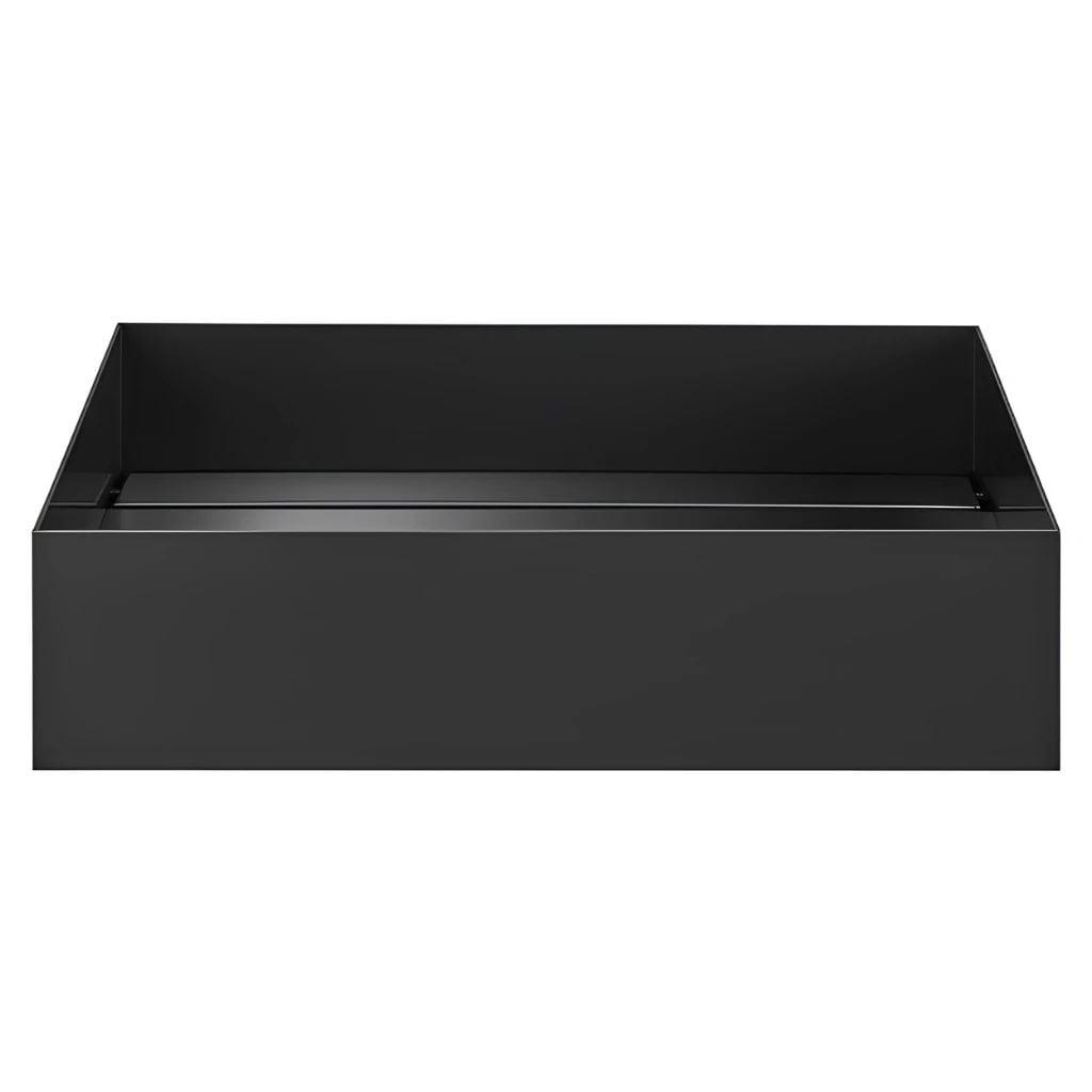  Chậu Lavabo Inox Đặt Bàn Miratap Asse 500 WA28111 Màu Đen – Cảm Hứng Hộp Jubako Truyền Thống, Inox 304 Sơn Tĩnh Điện Tĩnh Sắc Mờ, Made In Japan 