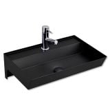  Bộ Tủ Chậu Rửa Tay Inox Treo Tường Miratap Industar 600 WA33031 Màu Đen – Khung Thép Căn Bản, Inox 304 Sơn Mờ, Made In Japan 