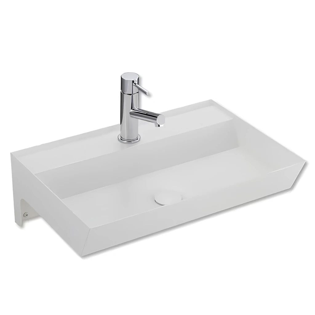  Bộ Tủ Chậu Rửa Tay Inox Treo Tường Miratap Industar 600 WA33031 Màu Đen – Khung Thép Căn Bản, Inox 304 Sơn Mờ, Made In Japan 