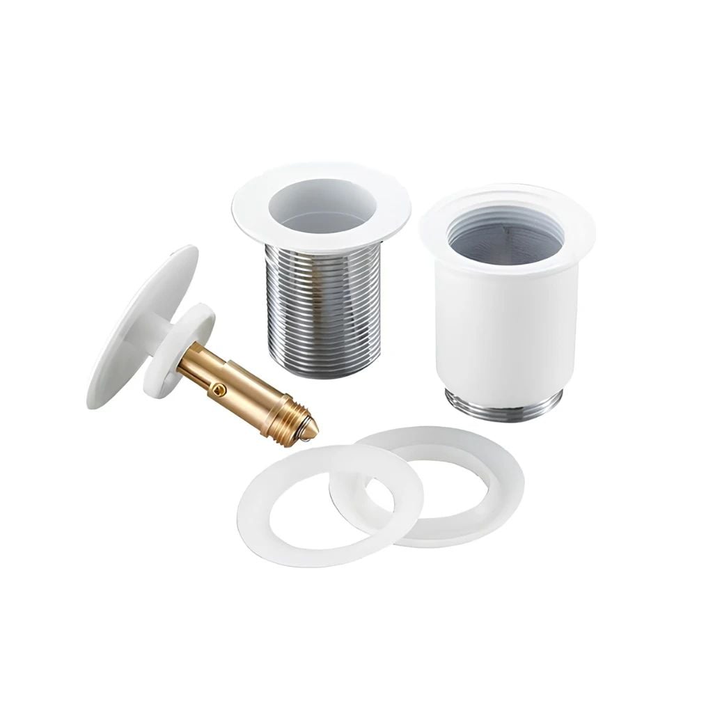  Bộ Xả Nắp Chặn Và Ống Thải Chữ P Màu Đen Miratap WA34011P (Thoát Tường) – Dành Cho Chậu Lavabo Không Xả Tràn, Nhập Khẩu Nhật Bản & Ý 