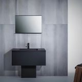  Tủ Lavabo Tạo Hình Kim Loại Treo Tường Miratap Sensy Wash WSE075 (W750mm) – Thép Không Gỉ SUS304 Sơn Hybrid Mờ Cao Cấp, Ngăn Kéo Trượt Tối Giản, Made In Japan 