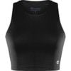 Champion Contour Cropped Tank: Áo ba lỗ thể thao Black