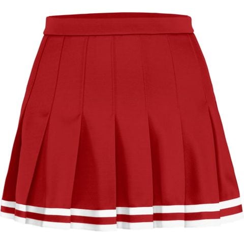  Champion Traditional Pleated Double Knit Skirt Red: Váy thể thao tennis xếp ly dành cho nữ 