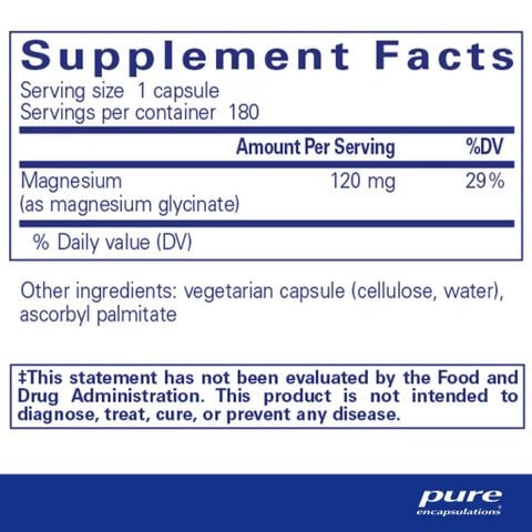  Magnesium Glycinate 120mg chứng nhận NSF : Nestle 
