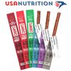 Khô bò que không đường Beef Jerky Snack Sticks 10g protein Chomps : 1 thanh lẻ đủ vị