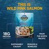 Cá hồi hồng hoang dã Pink Salmon: Wild Planet 1 gói lẻ 85g