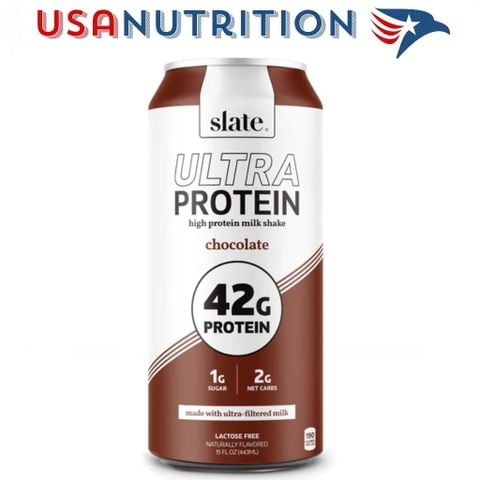  Whey Protein Shake chai nhôm 42g protein: Slate 