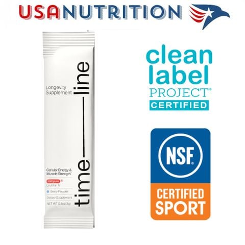  Gói SAMPLE Mitopure (Urolithin A) chống lão hoá tốt nhất thế giới chứng nhận Clean Label Project : Timeline 