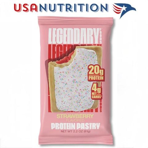  Bánh nhân kem giàu đạm Protein Pastry 20g protein : Legendary lẻ 1 thanh 