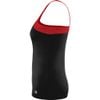 Champion Momentum Tank: Áo thun nữ không tay co giãn Black/Red