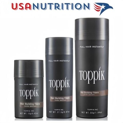  Bột phủ dày tóc Toppik Hair Building Fibers : Made in USA 