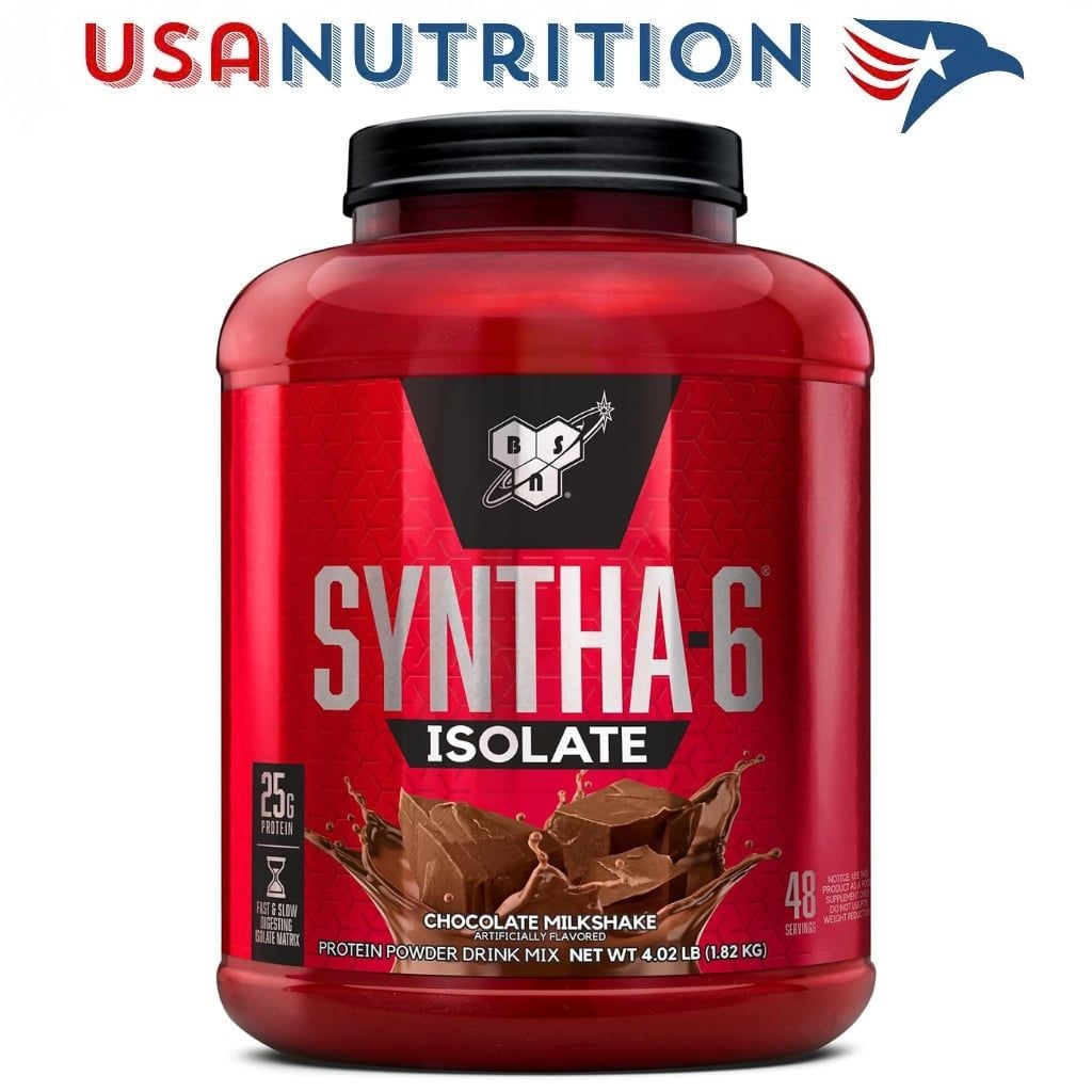Syntha-6 Isolate Whey Protein hương vị ngon nhất thế giới 4lb 1.82kg : BSN