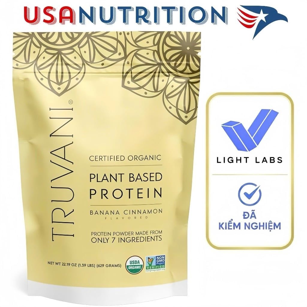Đạm thực vật Truvani hàng đầu thế giới : 20g protein 20 lần dùng