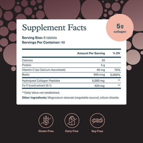  [CHÍNH HÃNG WEB] 5000mg Collagen + Essential Nutrients 290 viên :  Youtheory Men dành cho nam giới 