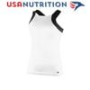 Champion Momentum Tank: Áo thun nữ không tay co giãn White/Black