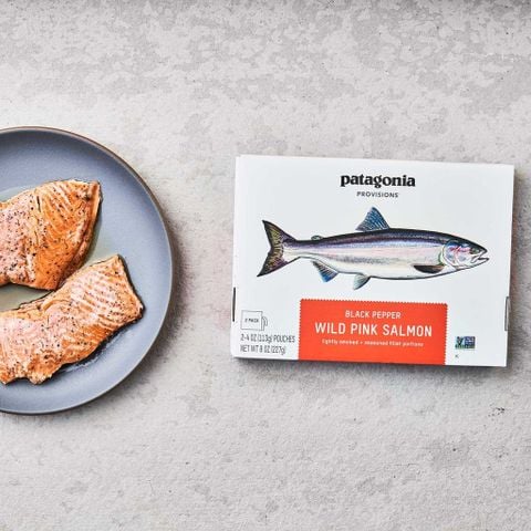  Cá hồi hoang dã ăn liền Wild Pink Salmon 230g 2 gói nguyên miếng: Patagonia Provisions 