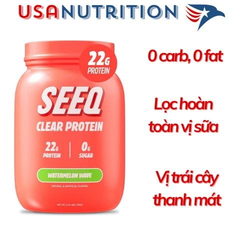  Clear Whey tốt nhất thế giới SEEQ 616g : bổ sung đạm vị trái cây 