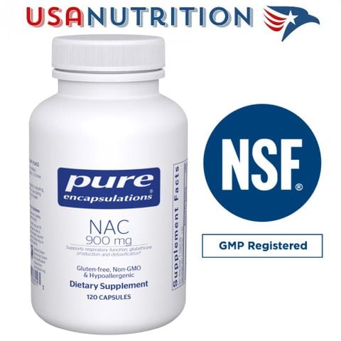  NAC (N-Acetyl-L-Cysteine) 900mg chứng nhận NSF : Nestle 