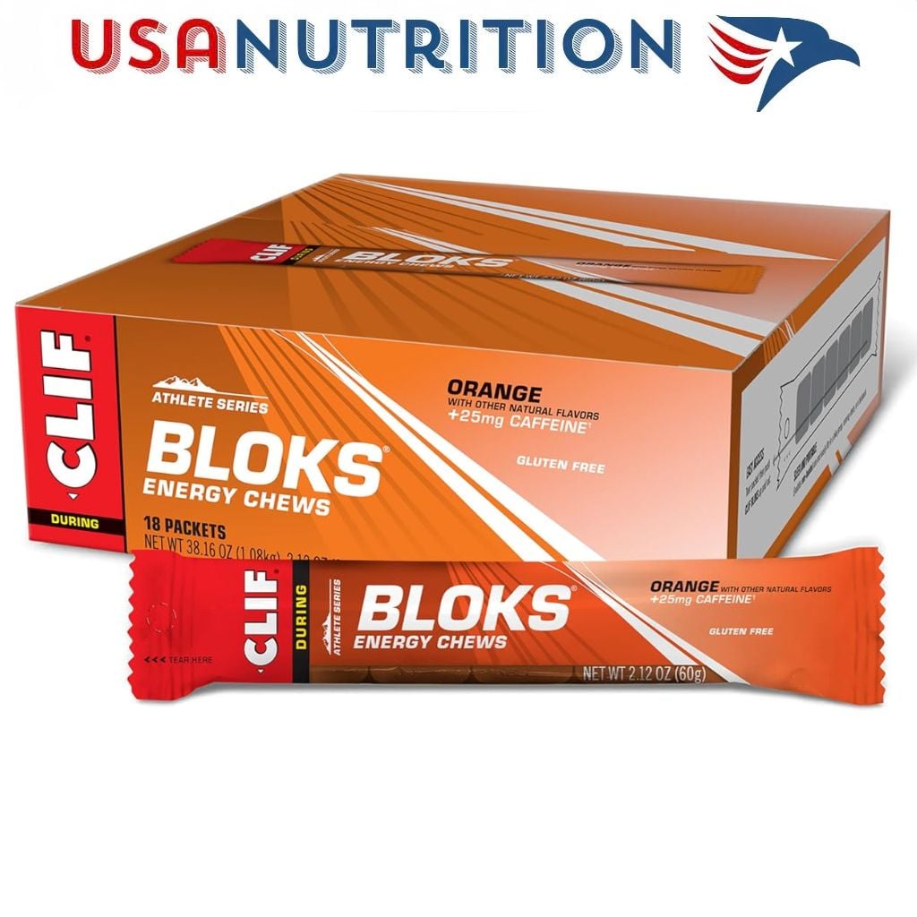 Kẹo năng lượng bán chạy nhất thế giới CLIF Bloks Energy Chews : Hộp 18 thanh đủ vị