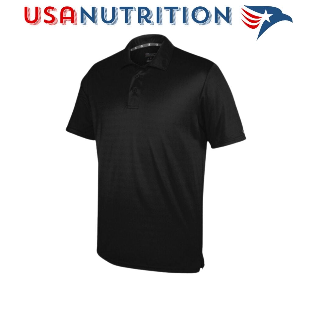 Champion Essential Polo : Áo thun golf nam Black