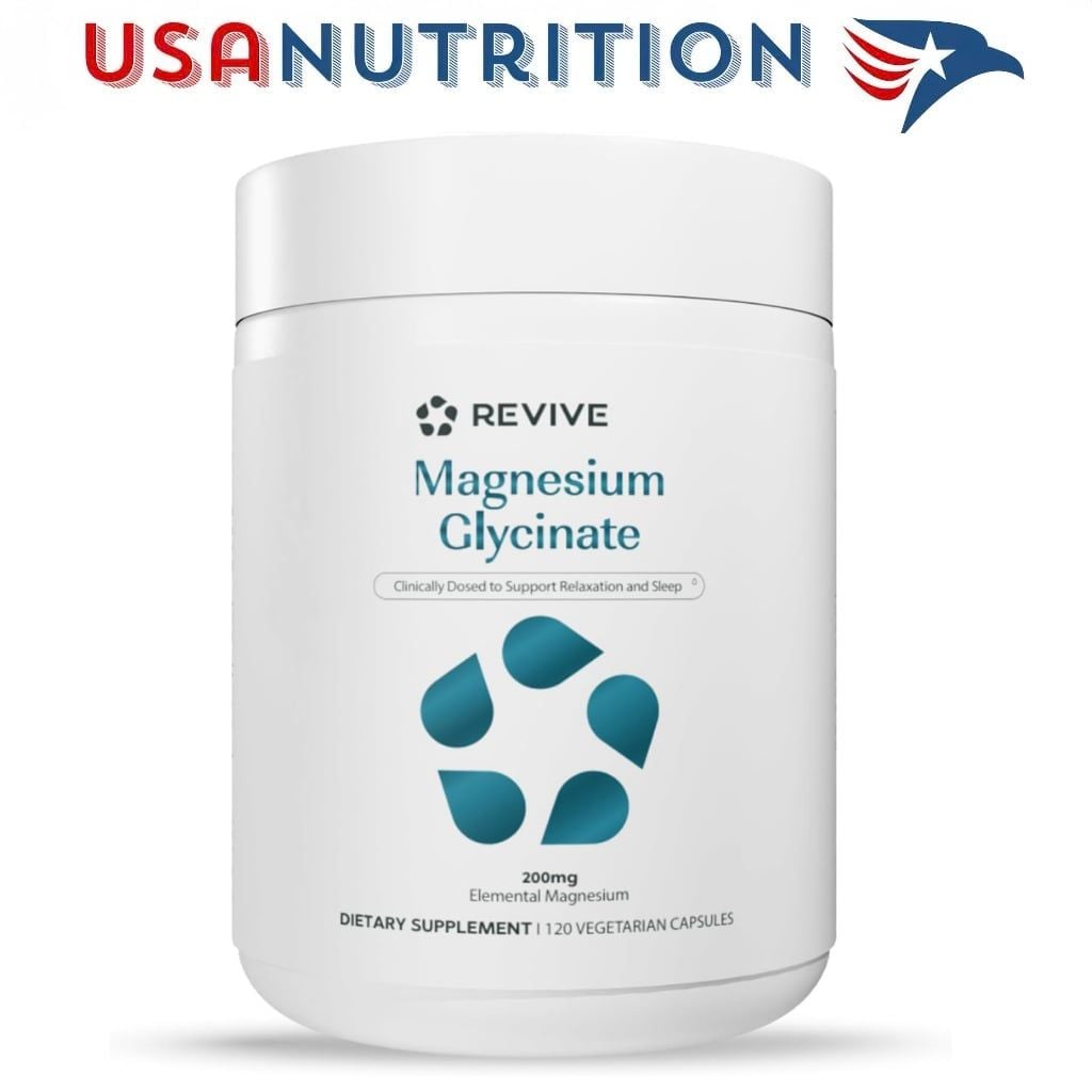 Magnesium Glycinate 200mg 120 viên by CBUM : Revive