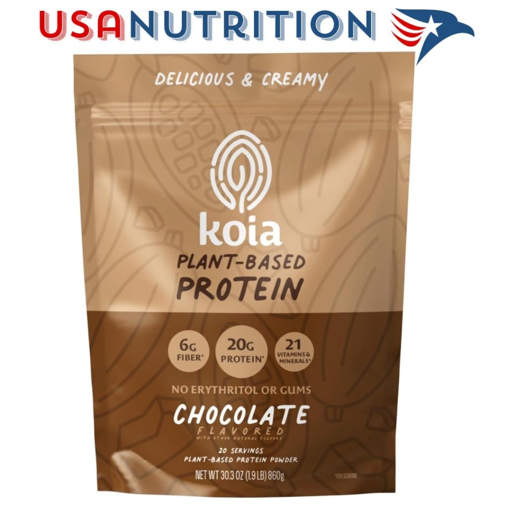 Đạm thực vật Koia Plant Protein 20g protein + 21 vitamin khoáng chất : 1.9lb 20 lần dùng