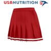 Champion Traditional Pleated Double Knit Skirt Red: Váy thể thao tennis xếp ly dành cho nữ