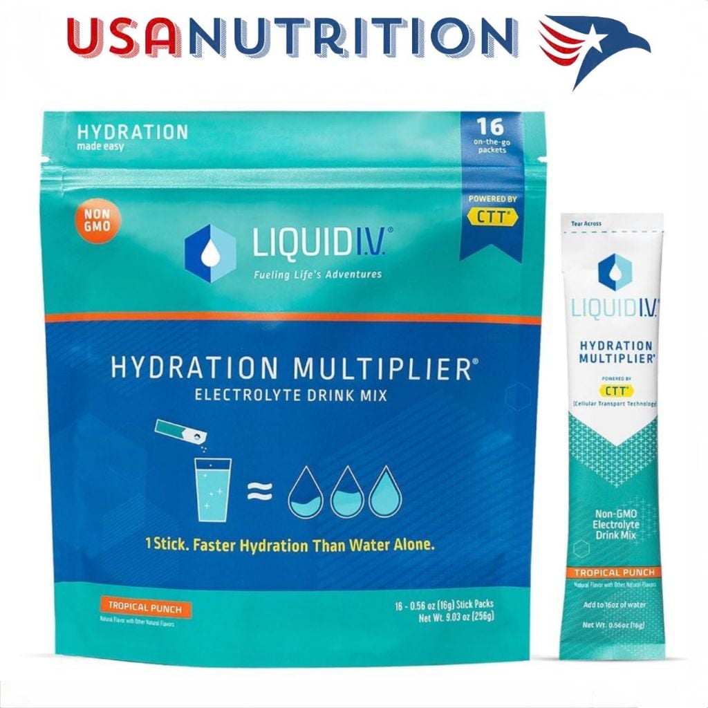 Bột điện giải bán chạy nhất thế giới Liquid I.V Multiplier : Made in USA