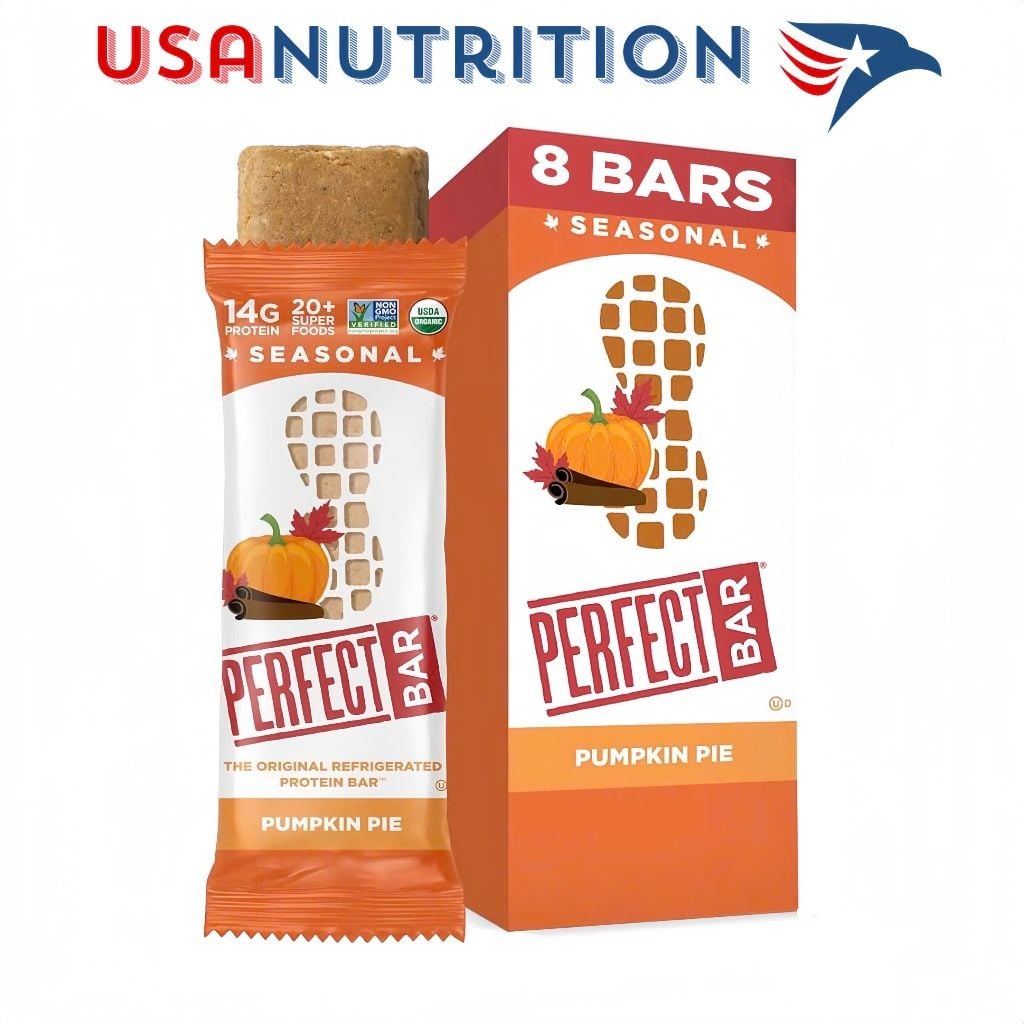 Thanh dinh dưỡng bảo quản lạnh Perfect Protein Bar : Hộp 8 thanh đủ vị