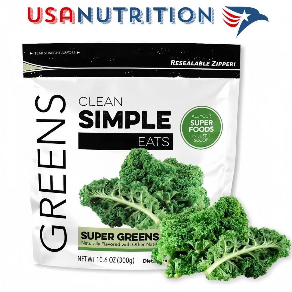 300g Super Greens Mix 20 loại rau củ Clean Simple Eats