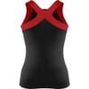 Champion Momentum Tank: Áo thun nữ không tay co giãn Black/Red