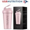 Bình lắc inox không gỉ Stainless Steel Shaker 475ml : Truvani