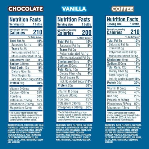  Đạm thực vật Vegan Protein Shake 20g protein 355ml : Ripple 