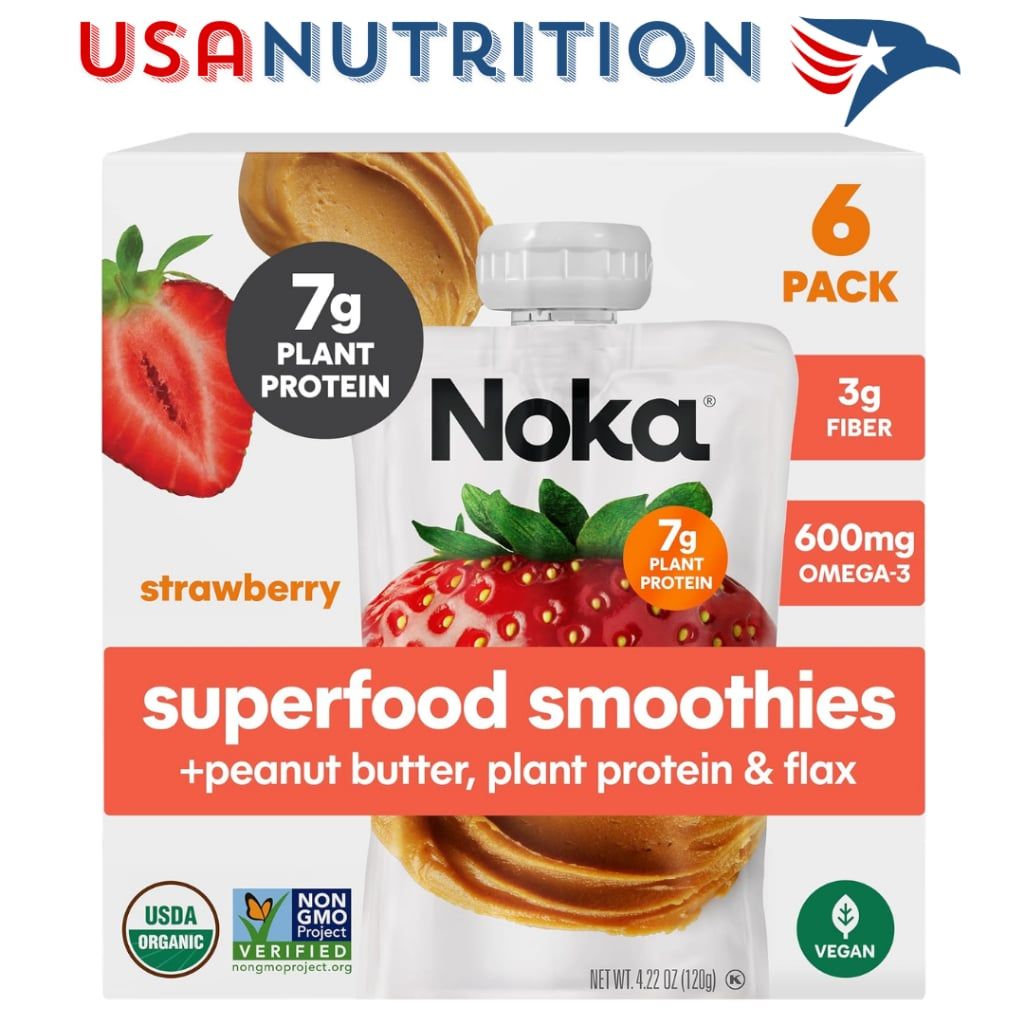 Sinh tố dinh dưỡng Supperfood Smoothie Plant Protein : Noka hộp 6 túi đủ vị