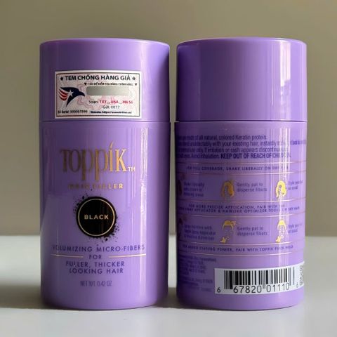  Bột phủ dày tóc Toppik Hair Filler Volumizing Micro-Fibers : Made in USA 