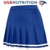 Champion Traditional Pleated Double Knit Skirt Royal/White: Váy thể thao tennis xếp ly