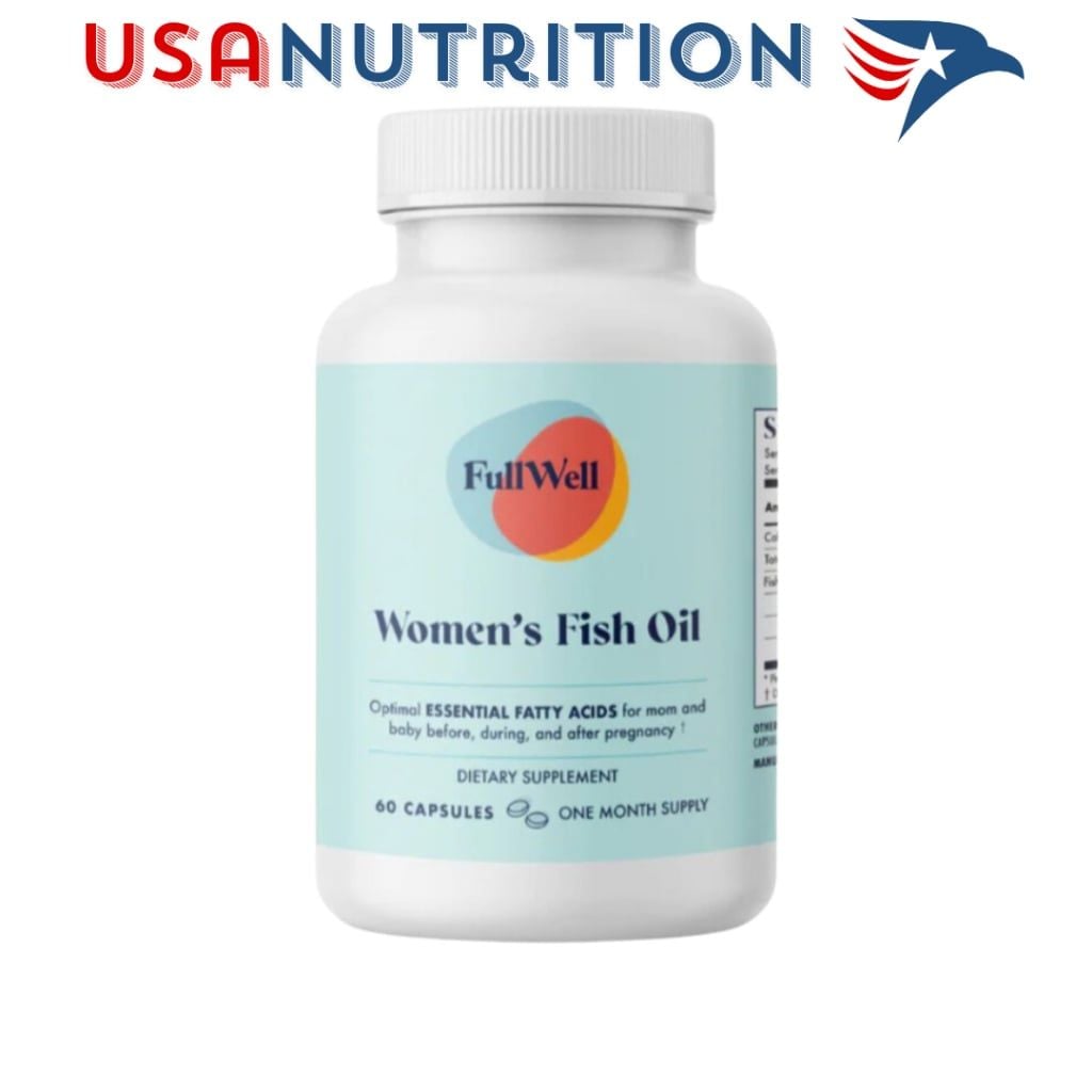 Dầu cá thuỷ ngân thấp cho mẹ và bé Women's Fish Oil 1000mg 60 viên : Fullwell