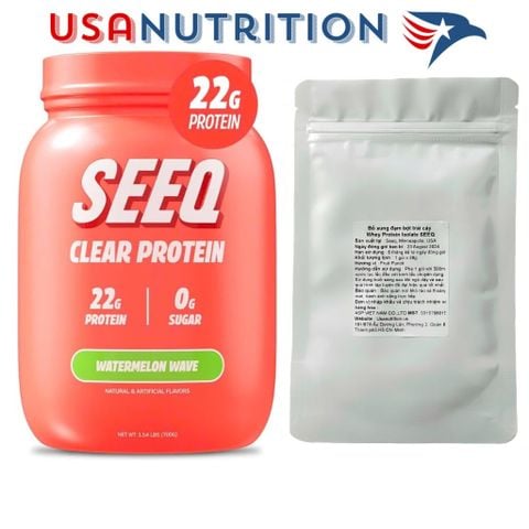  Bổ sung đạm vị trái cây Clear Whey tốt nhất thế giới SEEQ : gói chiết 
