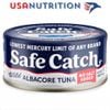 Cá ngừ hoang dã thủy ngân thấp Wild Albacore Tuna: Safe Catch 1 hộp lẻ 85g