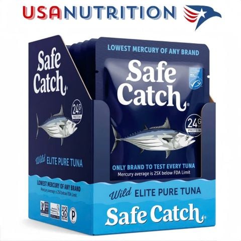  Cá ngừ hoang dã thủy ngân thấp Elite Wild Tuna 