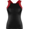 Champion Momentum Tank: Áo thun nữ không tay co giãn Black/Red