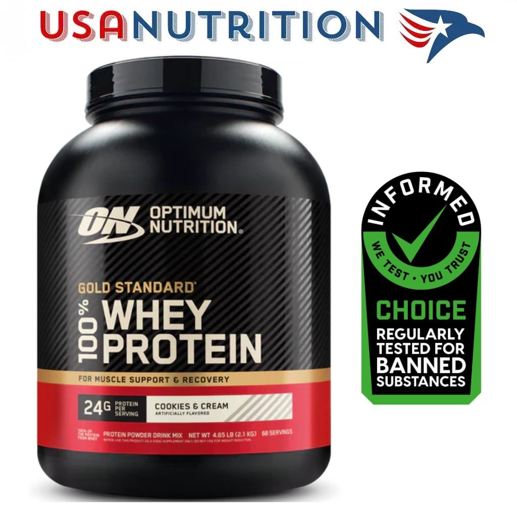 Whey Protein 100% Gold Standard bán chạy nhất thế giới : Optimum Nutrition