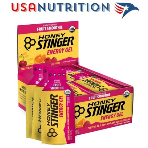  Gel năng lượng mật ong tự nhiên Energy Gel : Honey Stinger hộp 24 gói đủ vị 