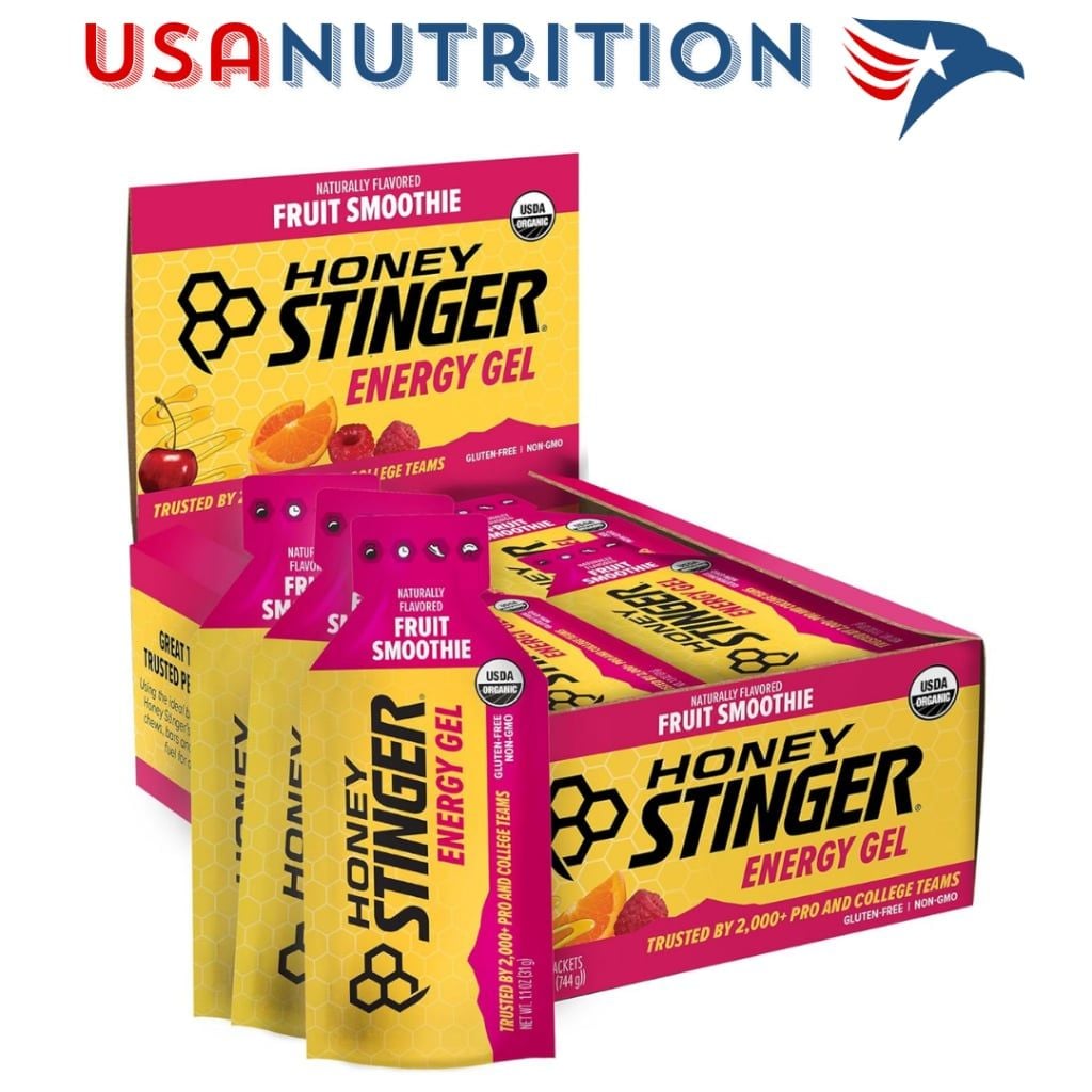 Gel năng lượng mật ong tự nhiên Energy Gel : Honey Stinger hộp 24 gói đủ vị