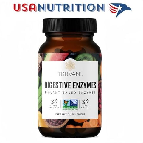  Digestive Enzymes tiêu hoá tốt nhất thế giới Truvani : 9 loại Enzymes kết hợp 